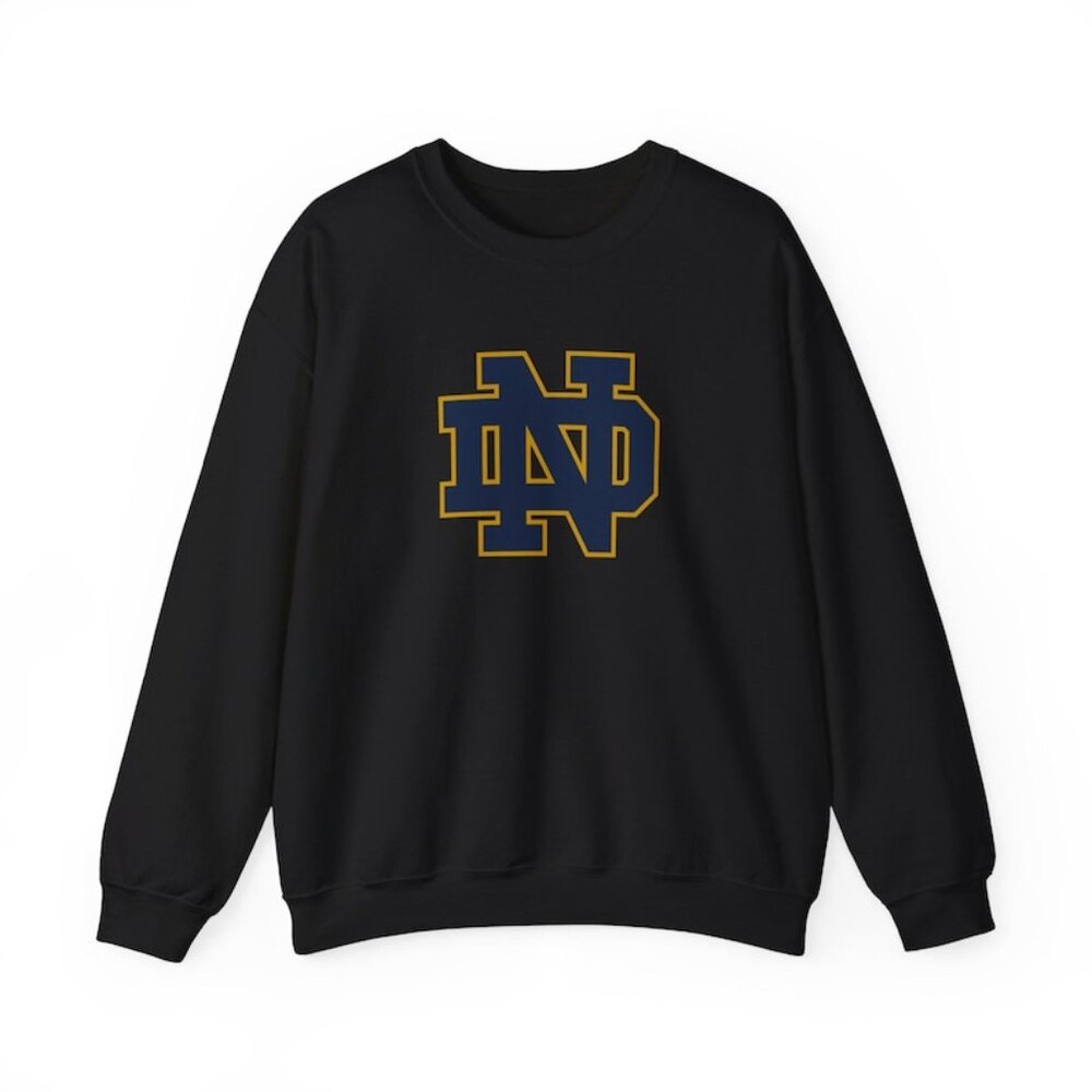 Notre Dame Fighting Irish Crewneck Sweatshirt, Logo Notre Dame Men Women Shirt